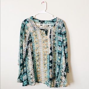 Flowy tunic blouse